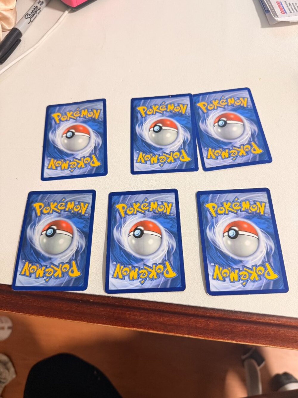 Mix of 6 Pokemon cards Fennekin/Foongus/Meloetta/Oshawott/Flaaffy - Picture 5 of 5